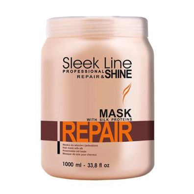 Stapiz Sleek Line Repair Mask maska z jedwabiem do wosw zniszczonych 1 l