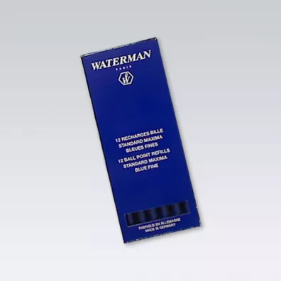 Waterman Wkad do dugopisu metalowy 0,5 niebieski