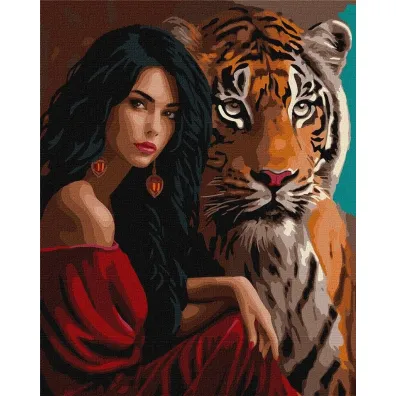 Ideyka Malowanie po numerach - Si�a pi�kna 40x50cm