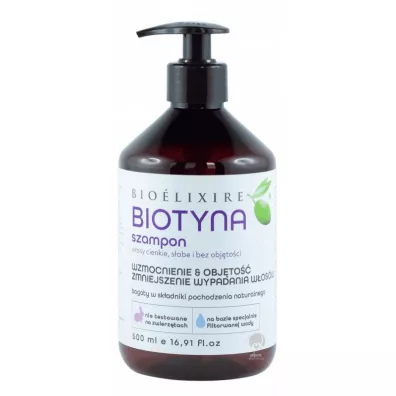 Bioelixire Szampon wzmacniaj�cy Biotyna 500 ml