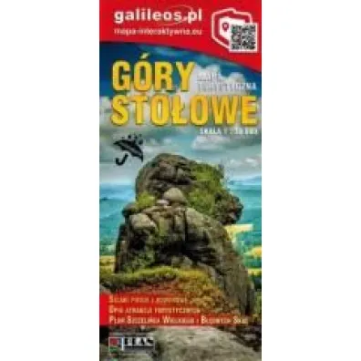 Mapa turystyczna - G�ry Sto�owe laminowana