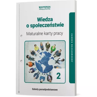 Wiedza o spo�ecze�stwie 2. Maturalne karty pracy. Zakres rozszerzony. Szko�y ponadpodstawowe - Artur Derdziak