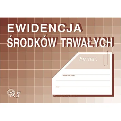 Michalczyk i Prokop Druk Ewidencja �rodk�w trwa�ych A5 MICHALCZYK &PROKOP K-8U