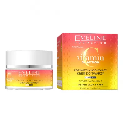 Eveline Cosmetics Vitamin C 3x Action roz�wietlaj�cy krem do twarzy 50 ml