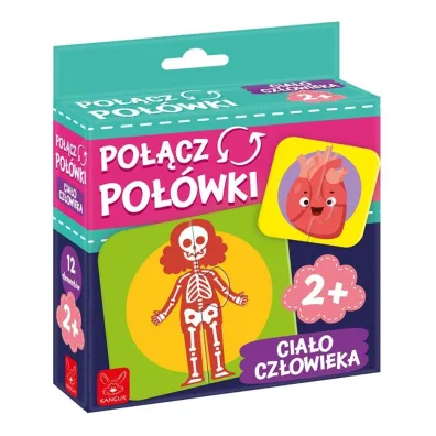 Puzzle Po��cz po��wki. Cia�o cz�owieka Kangur