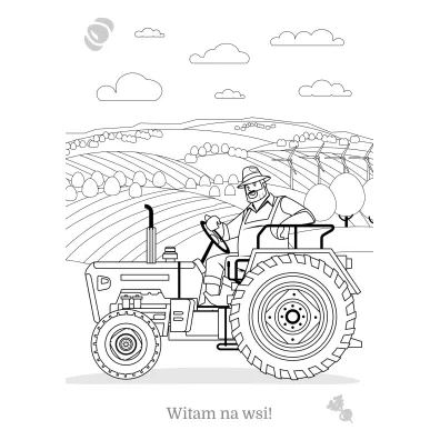 Malowanka A5 Maluszkowe malowanie. Pojazdy na wsi SKRZAT 071931