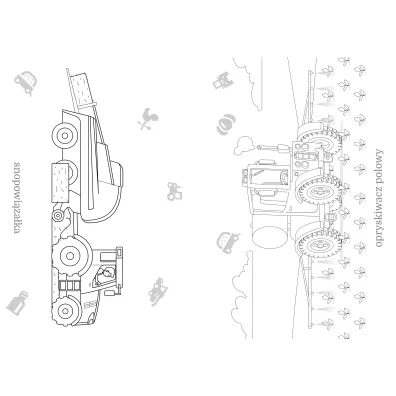 Malowanka A5 Maluszkowe malowanie. Pojazdy na wsi SKRZAT 071931