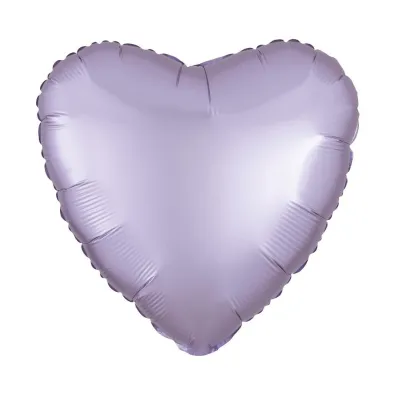 Balon foliowy Serce Satin Luxe Pastel Lilac
