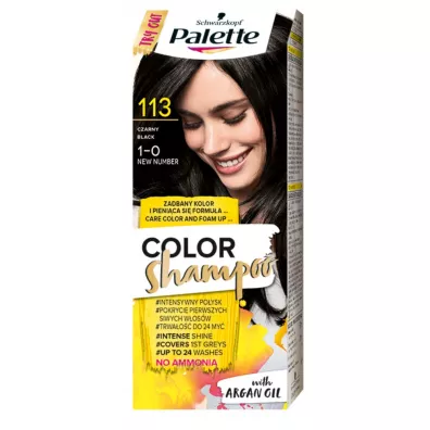 Palette Color Shampoo szampon koloryzuj�cy do w�os�w do 24 my� 113 (1-0) Czarny