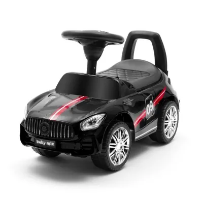 Je�dzik dzieci�cy z d�wi�kiem Racer czarny Baby Mix