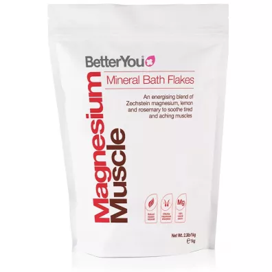 BetterYou P�atki Magnezowe - Regeneracja mi�ni - suplement diety 1 kg