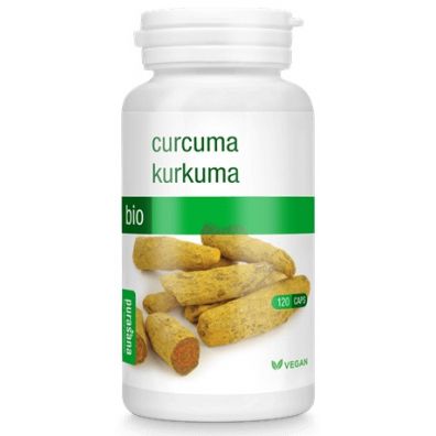 Purasana Kurkuma 325 mg Suplement diety 120 kaps. Bio