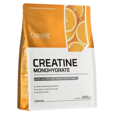OstroVit Monohydrat Kreatyny - smak pomara�czowy - suplement diety 300 g
