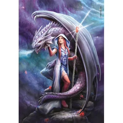 Puzzle 1000 el. Compact Anne Stokes Collection Dragon Mage Clementoni
