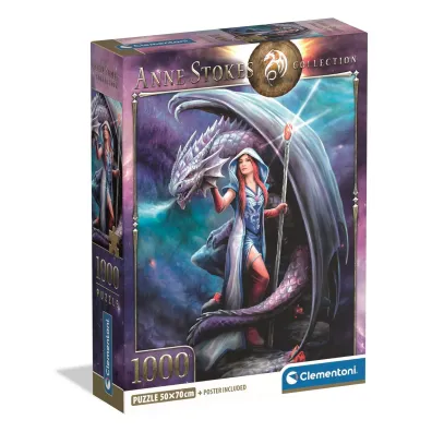 Puzzle 1000 el. Compact Anne Stokes Collection Dragon Mage Clementoni