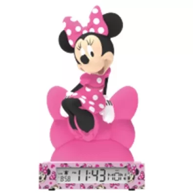 Lampka 3D z budzikiem Minnie MN4500