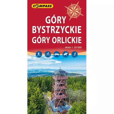 Mapa - G�ry Bystrzyckie, G�ry Orlickie 1:35 000