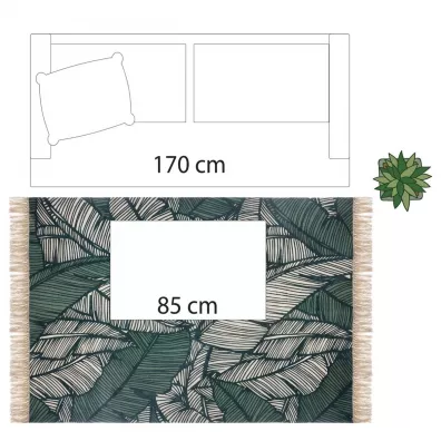 Dywan z frdzlami Jungle 120x170 cm