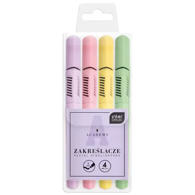Interdruk Zakre�lacze pastelowe Academy 4 kolory