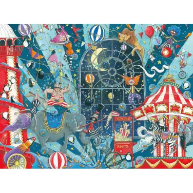 Puzzle 1500 el. Fantastyczne weso�e miasteczko Ravensburger
