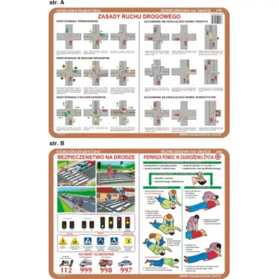 Visual System Podk�adka edukacyjna. Zasady ruchu drogowego