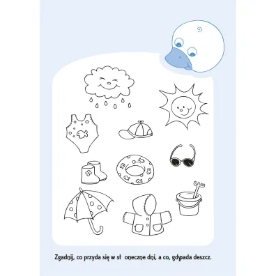 4-latek zgaduje i koloruje