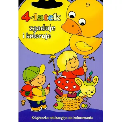 4-latek zgaduje i koloruje - Elbieta Borek