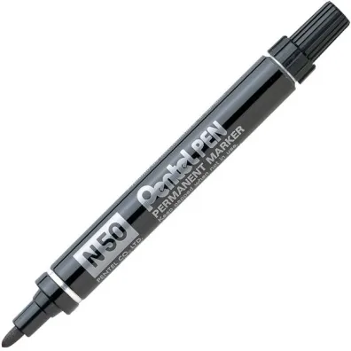Pentel Marker gruby wodoodporny czarny (N50)