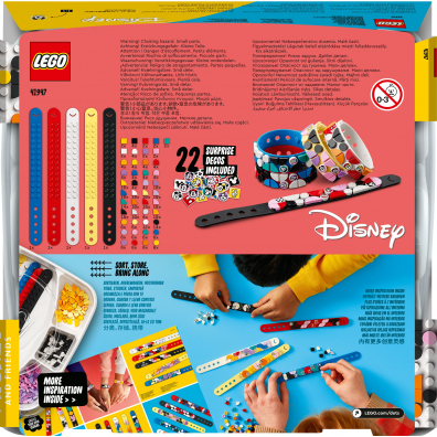 LEGO DOTS Miki i przyjaciele — megazestaw bransoletek 41947