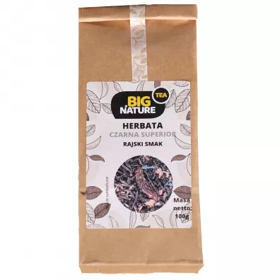 Big Nature Herbata czarna Superior Rajski Smak 100 g