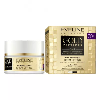 Eveline Cosmetics Gold Peptides ujdrniajcy krem-lifting do twarzy 70+ 50 ml