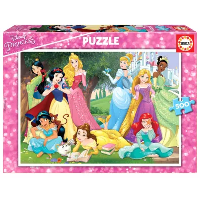 Puzzle 500 el. Ksiniczki z bajek Disneya Educa