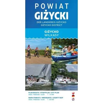 Powiat Gi�ycki. Mapa turystyczna