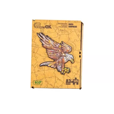Puzzle drewniane eko 125 el. Orze� karpacki A3 Maksik