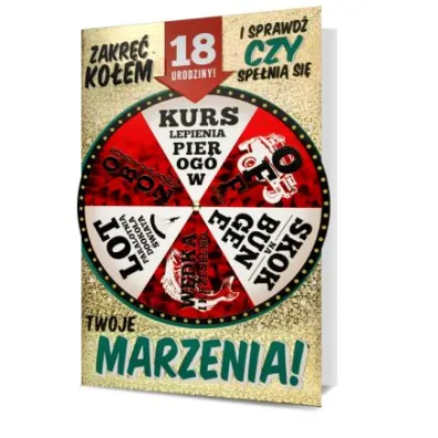 Pan Dragon Karnet B6 Urodziny 18