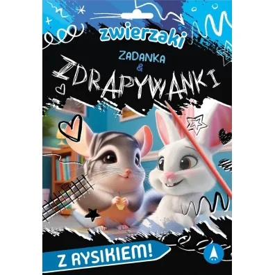 Wydrapywanka 180X260 Zwierzaki. Zadanka & zdrapywanki SKRZAT 079715 - Monika  �lizowska