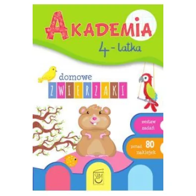 Domowe zwierzaki. Akademia 4-latka - Ewa Gorzkowska-Parnas, Tomasz Parnas