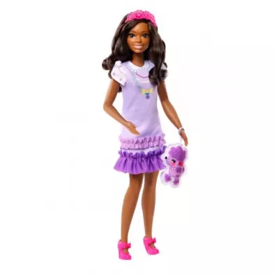Moja Pierwsza Barbie Lalka + piesek HLL20 Mattel
