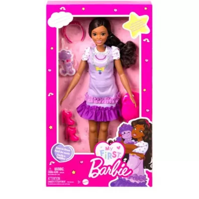 Moja Pierwsza Barbie Lalka + piesek HLL20 Mattel