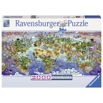 Puzzle 2D 2000 el. Cuda wiata 16698 Ravensburger