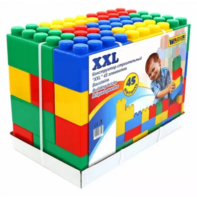 Wader-Polesie 37510 Klocki budowniczy 45el XXL