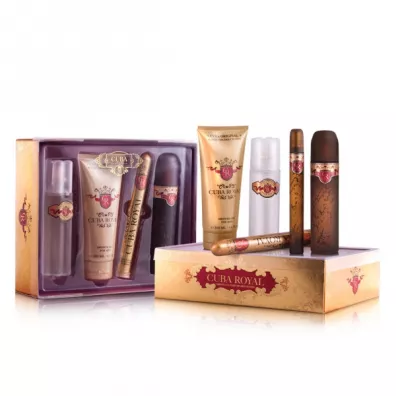 Cuba Original Zestaw dla m�czyzn Cuba Royal Woda toaletowa + Woda toaletowa mini + �el pod prysznic + AS 100 ml
