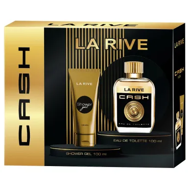 La Rive Zestaw dla m�czyzn Woda toaletowa Cash For Men + �el pod prysznic 2 x 100 ml
