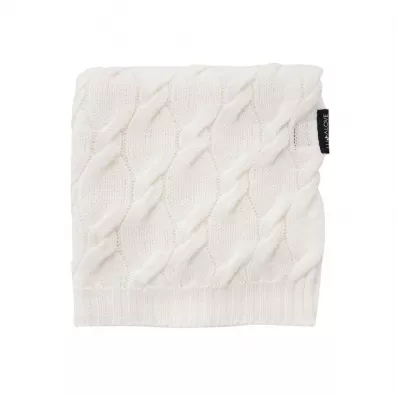 LullaLove Kocyk z we�ny merino - kokos, kolekcja premium