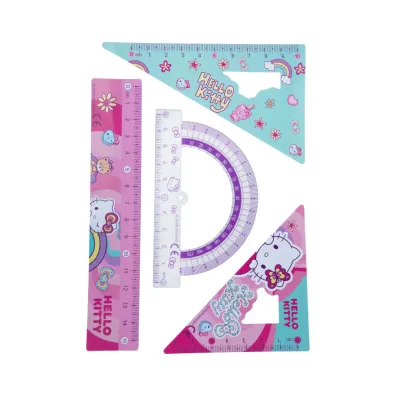 Patio Zestaw geometryczny Hello Kitty Pink 4 sztuki