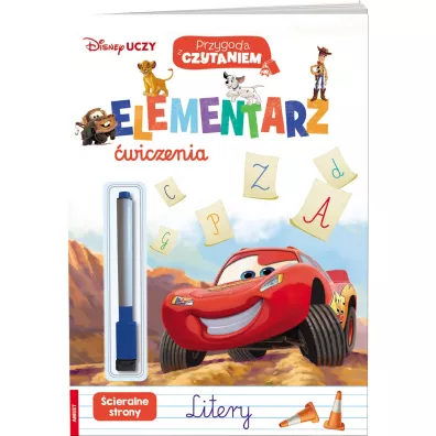 Ksi��eczka edukacyjna A4 Elementarz Litery z pisakiem AMEET USL-9304