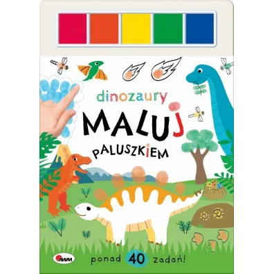 KSIAZECZKA EDUK 170X190 MALUJ PALUSZ DINOZAURY
