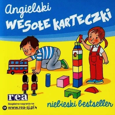 Angielski - weso�e karteczki. Niebieski bestseller *