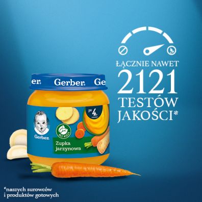 Gerber Zupka jarzynowa dla niemowlt po 4 miesicu 125 g