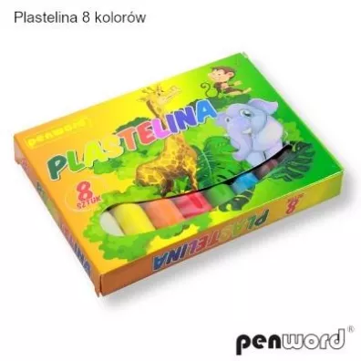 Penword Plastelina 8 szt.